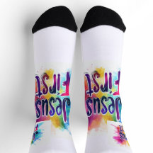 Chaussettes de sport mixtes Jesus First