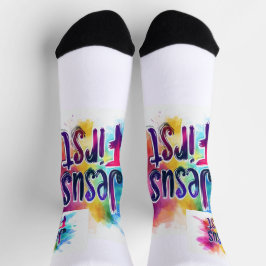 Calcetines Chaussettes de sport mixtes Jesus First