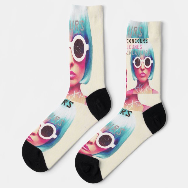 Calcetines Chaussettes Disco Doll Pour Femmes (Izquierda)