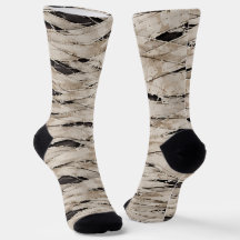 Chaussettes Halloween Momie - Bandelettes Beige Mo