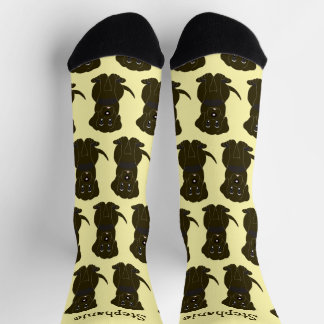 Calcetines Chocolate Labrador Diseño de perro
