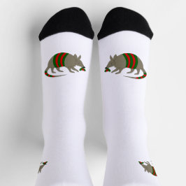 Calcetines Christmas Armadillo Crew Socks