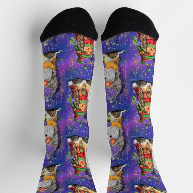 Calcetines Christmas Gnomes Socks (Arriba)