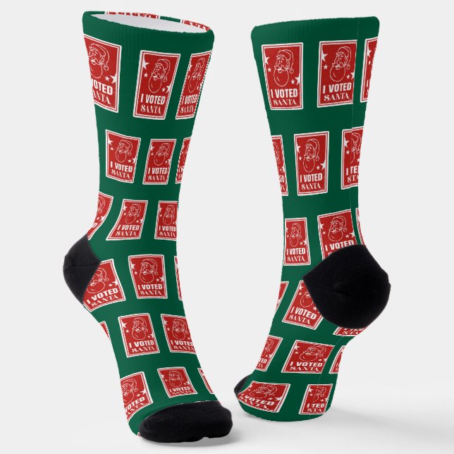 Calcetines Christmas I voted Santa (Angular)