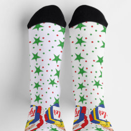 Calcetines Christmas Socks Santa Lighter