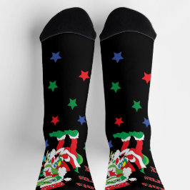 Calcetines Christmas Socks TySantaSaurus Rex