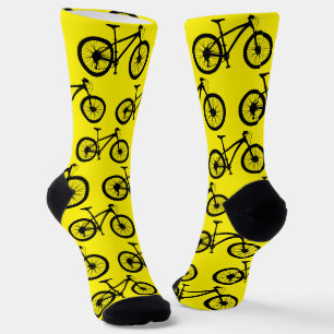 Calcetines Ciclismo Montaña Ciclismo Amarillo