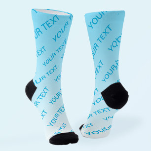 Calcetines Cielo Azul (¡color cambiable!) Patrón de Ombre y T