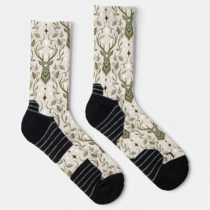 Calcetines Ciervo Tribal Boho, Soñando con Ciervos