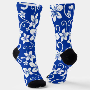 CALCETINES CINTAS AZULES DE HAWAII (AZUL REAL)