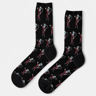 Calcetines Circo Stickman del Maestro de Ceremonias