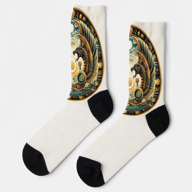 Calcetines Círculo de dragones egipcios (Izquierda)