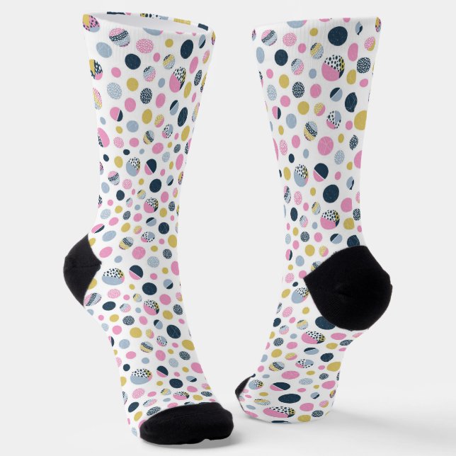 Calcetines Círculos coloridos (Angular)
