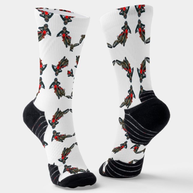 Calcetines Círculos de ciclismo sucio de JustBitchen.com (Angular)