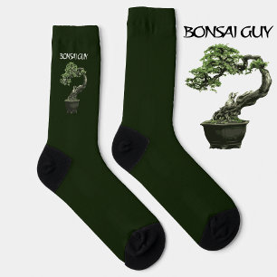 Calcetines Cita divertida del tipo del bonsái para amantes de