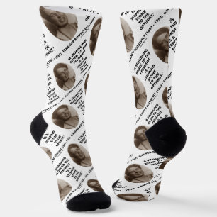 Calcetines Cita optimista de Eleanor Roosevelt Pessimist