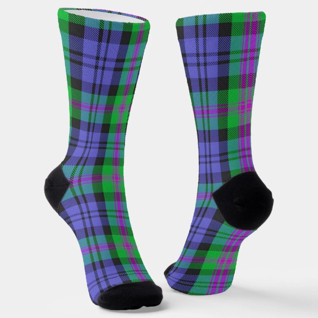 Calcetines Clan Baird Tartan (Angular)
