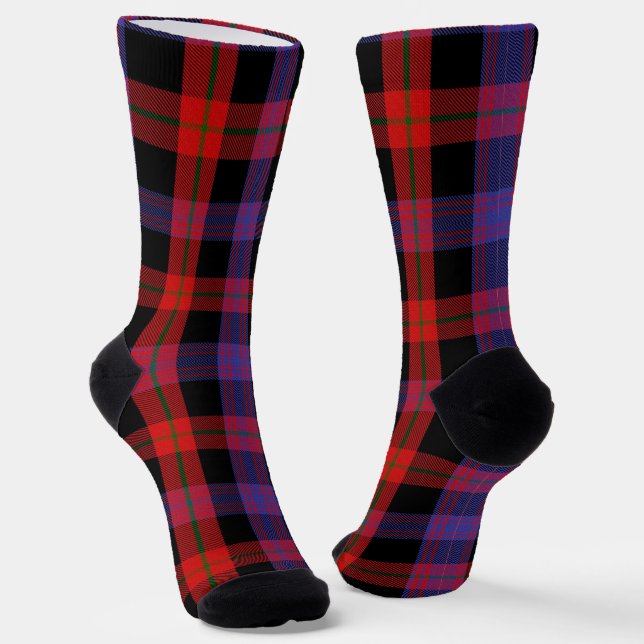 Calcetines Clan Brown Tartan (Angular)