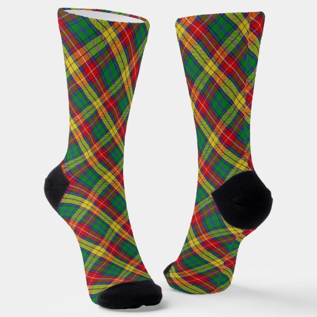 Calcetines Clan Buchanan Tartan (Angular)