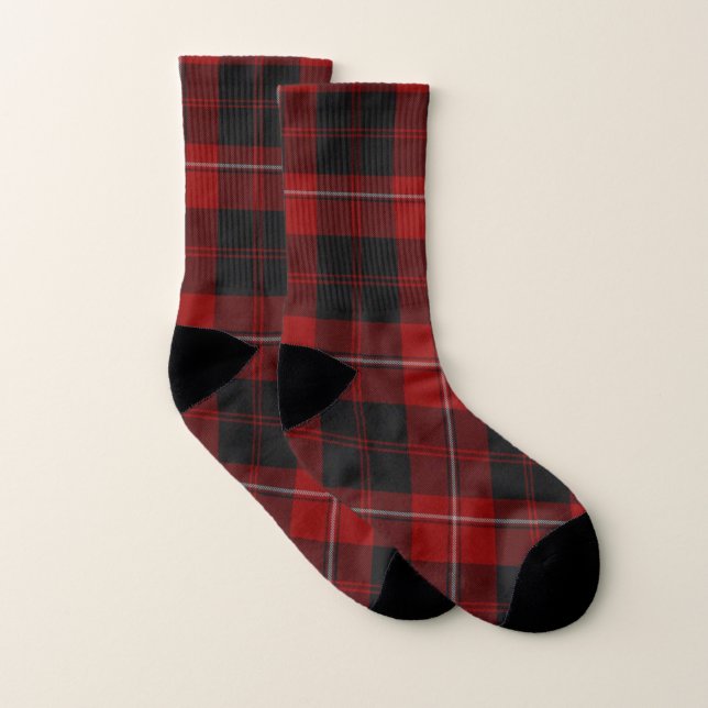 Calcetines Clan Cunningham Tartan Plaid (Par)