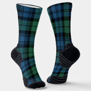 Calcetines Clan elegante Campbell Green Check Tartán