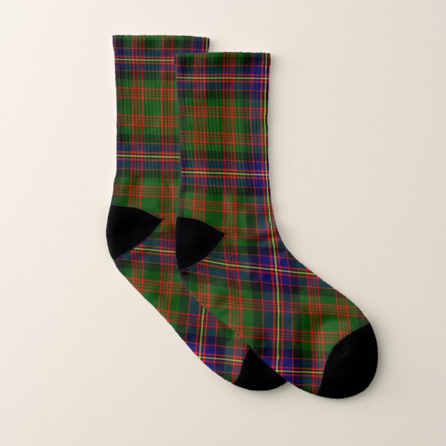 Calcetines Clan escocés Cochrane moderno Tartán Plaid (Par)