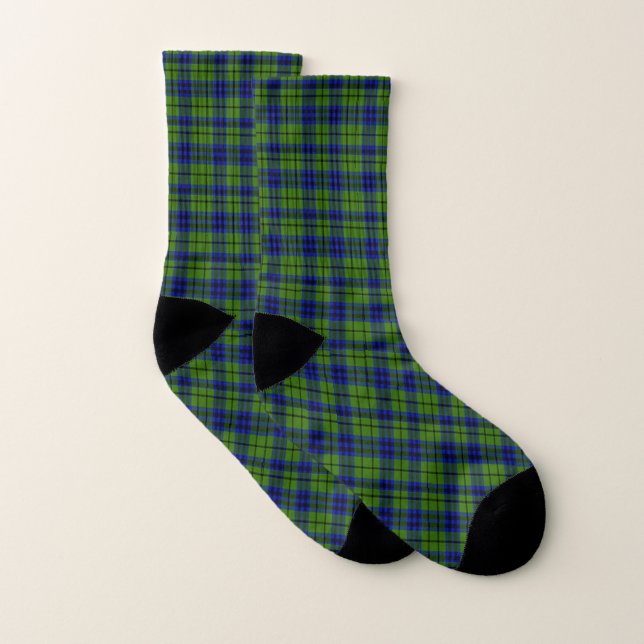 Calcetines Clan escocés Dickson Tartan Plaid (Par)