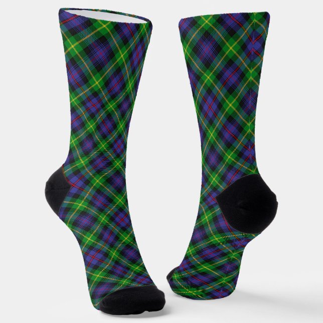 Calcetines Clan Farquharson Tartan (Angular)