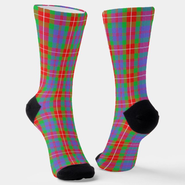 Calcetines Clan Fraser Tartán (Angular)