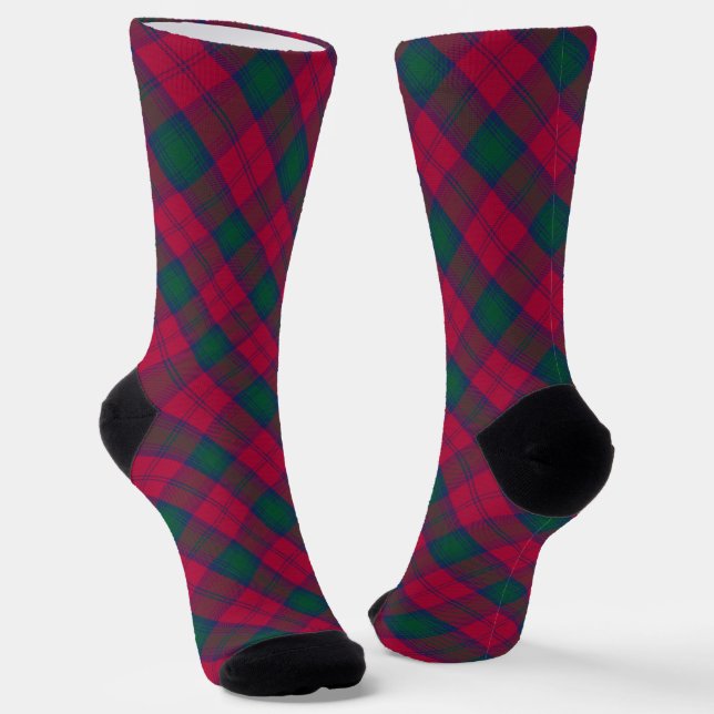 Calcetines Clan Lindsay Tartan (Angular)