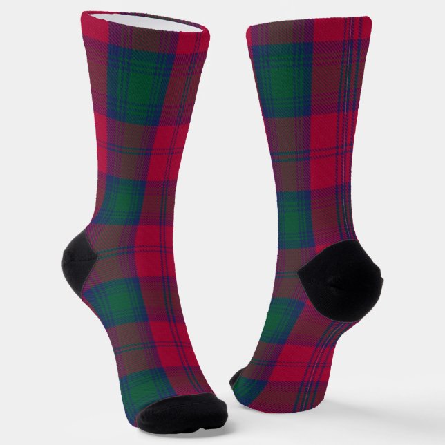 Calcetines Clan Lindsay Tartan (Angular)