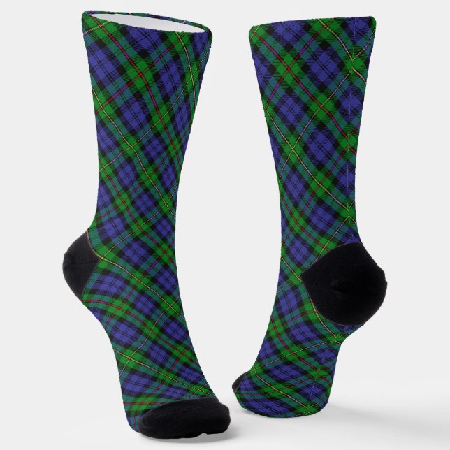 Calcetines Clan MacEwen Tartan (Angular)