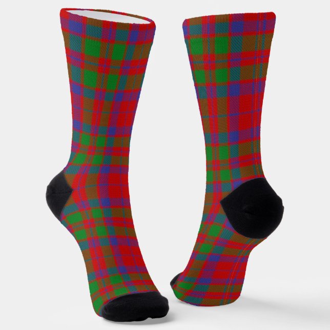 Calcetines Clan MacFadyan Tartan (Angular)