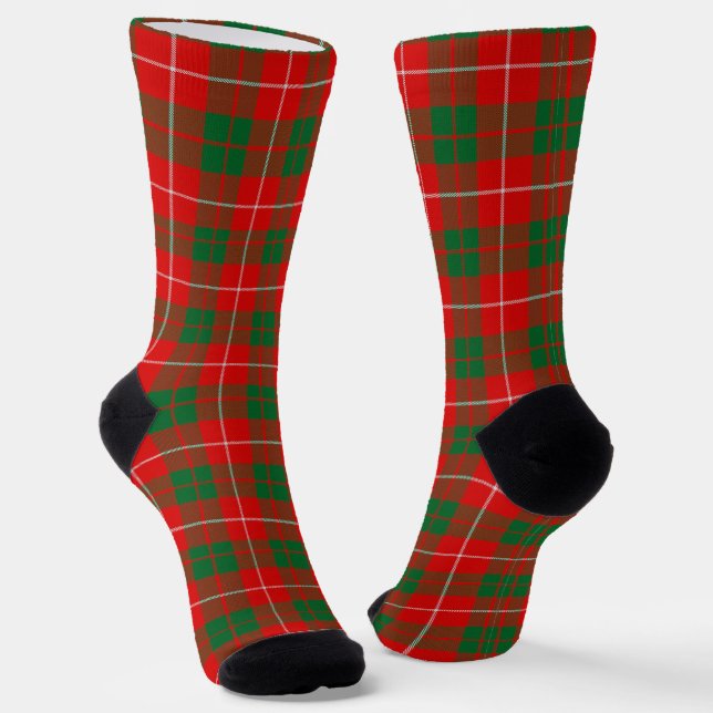 Calcetines Clan MacKinnon Tartan (Angular)