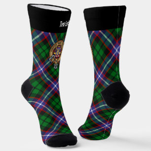 Calcetines Clan Russell Cresta sobre Tartán