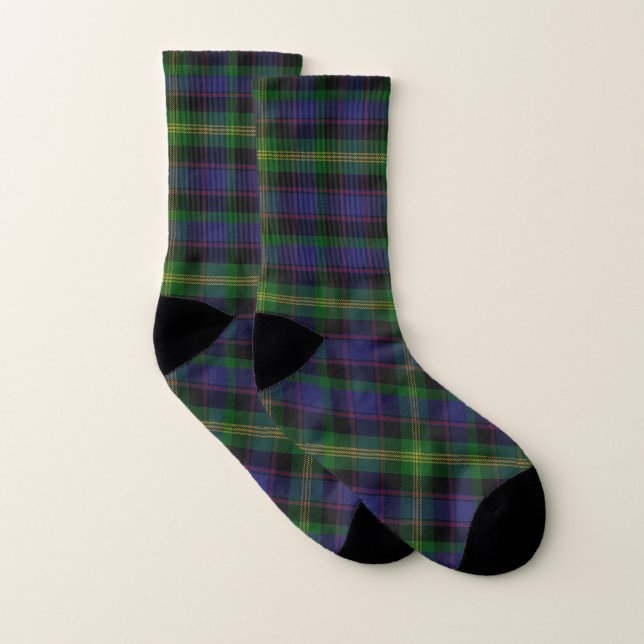 Calcetines Clan tradicional Watson Tartan Plaid (Par)