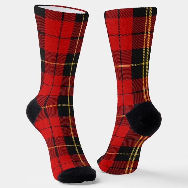 Calcetines Clan Wallace Tartan (Angular)