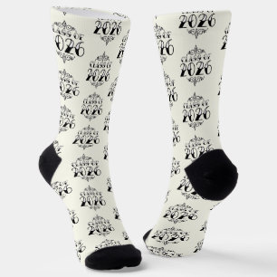 Calcetines Clase de Estilo de Tatuaje de Graduación 2026