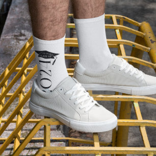 Calcetines Clase Estilosa De Graduación en monograma