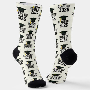 Calcetines Clase Letterman de 2026 Graduación