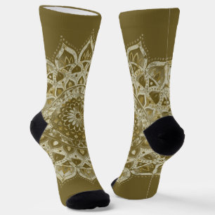 Calcetines Clásico Colorido Mandala Estilo India 4