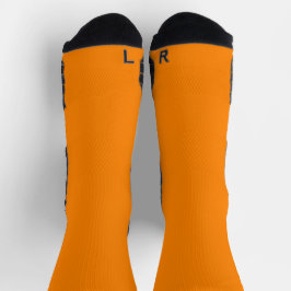 Calcetines Clásico neón Naranja zócalos suaves y elegantes