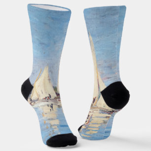 Calcetines Claude Monet - Regatas en Argenteuil