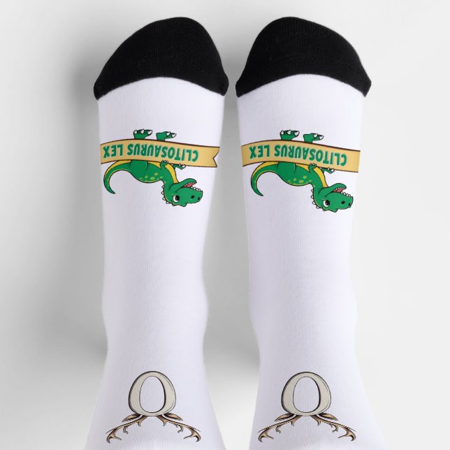Calcetines Clitosaurus Lex Socks (Arriba)