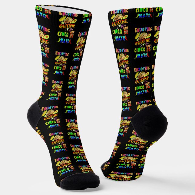 Calcetines Cocina De Cinco De Mayo (Angular)