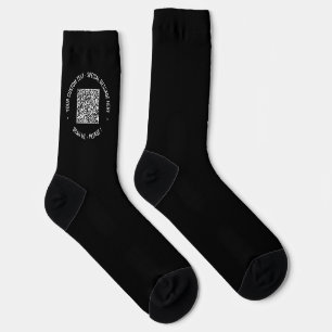 Calcetines Código QR Explorar información Personalizado Color