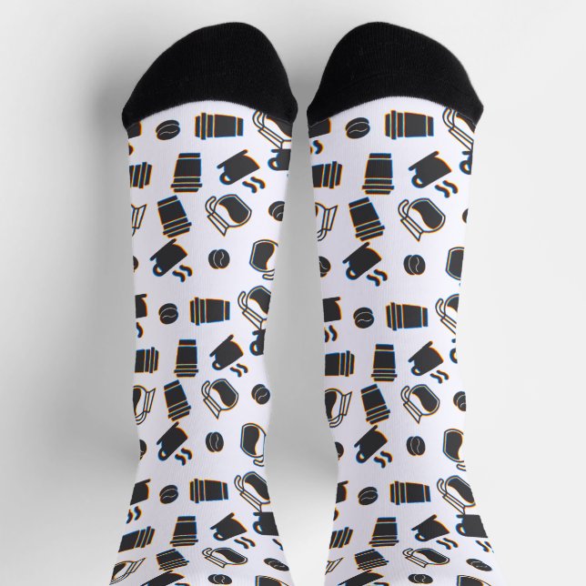 Calcetines Coffee Glitch (Arriba)