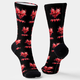 Calcetines Colección de amor y corazón de el día de San Valen