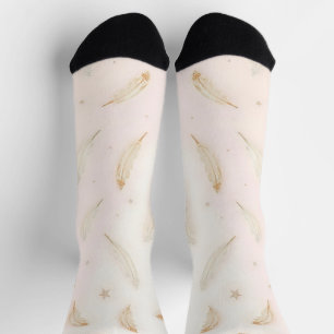 Calcetines Colección de Feathers Boho de Lujo Moderno