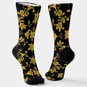 Calcetines Colección Floral Elegante De Lujo Moderna